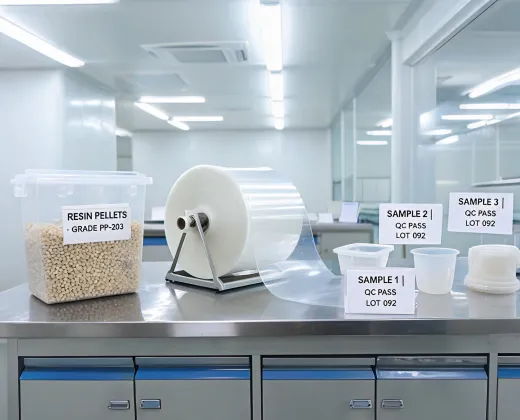 packaging polymer resin line